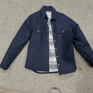 Taylor Stitch Chore Jacket in Navy Dry Wax Canvas - XS